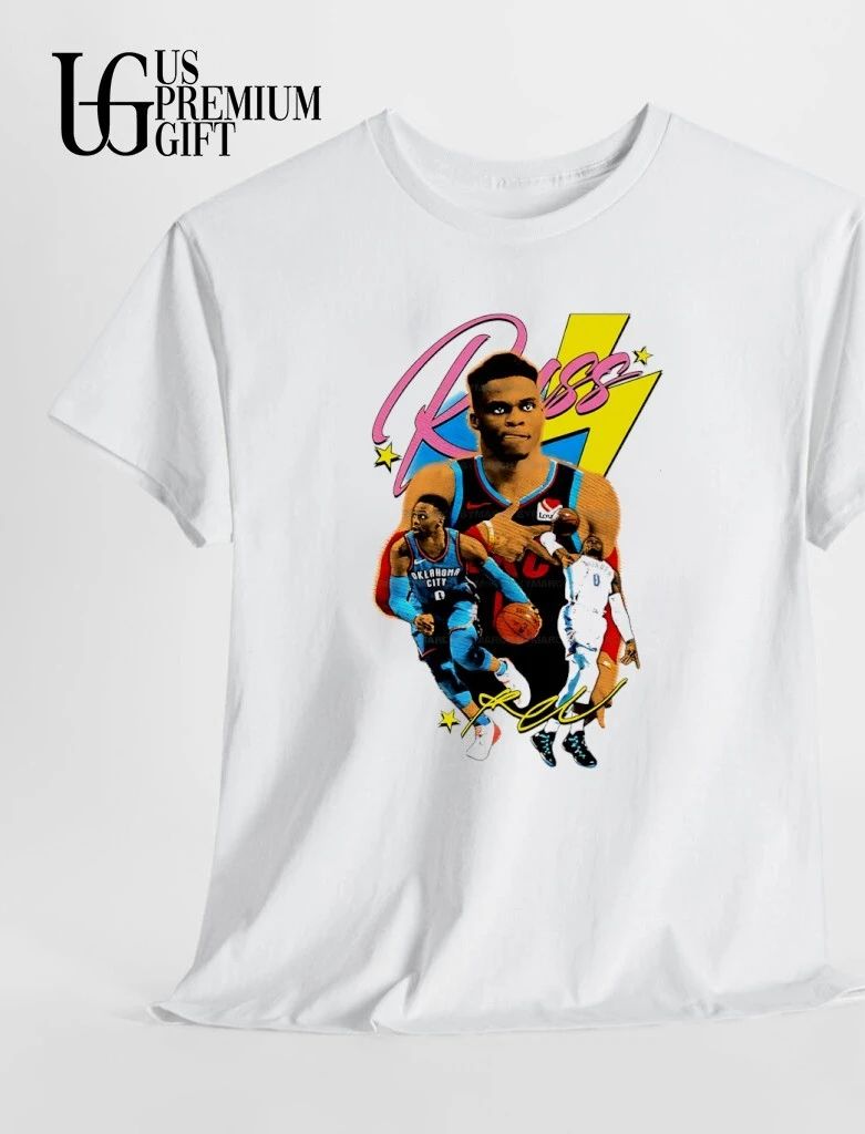 Russell Westbrook Oklahoma City Thunder NBA Russ Basketball Player Portrait shirt