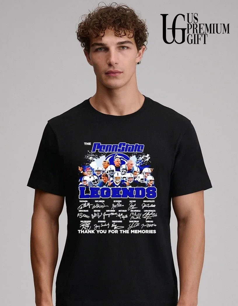 Penn State Nittany Lions Legends thank you for the memories signature shirt