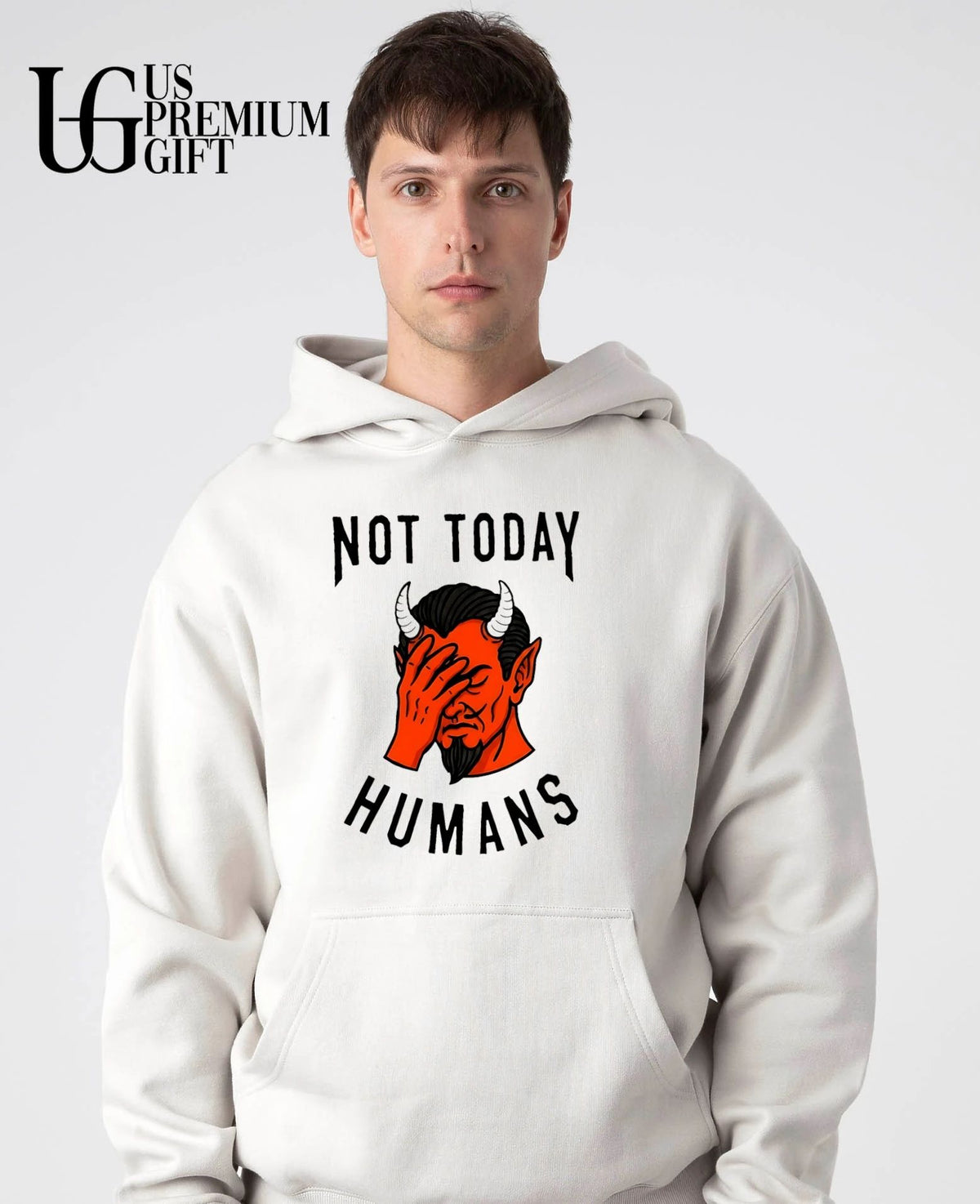 Not Today Humans Devil Facepalm satan shirt