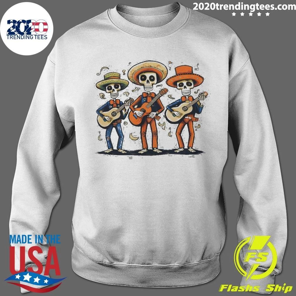 Mariachi, Day Of The Dead, Music Band, Skull, Skeleton Shirt