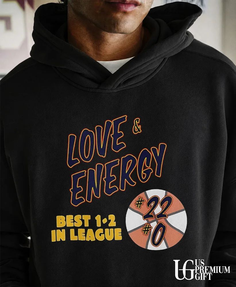 Love & Energy best 1-2 in League Indiana Fever NBA shirt
