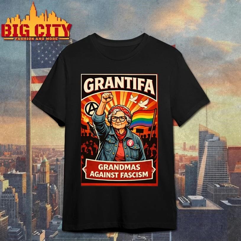 Grantifa Grandmas Against Fascism Symbol Shirt