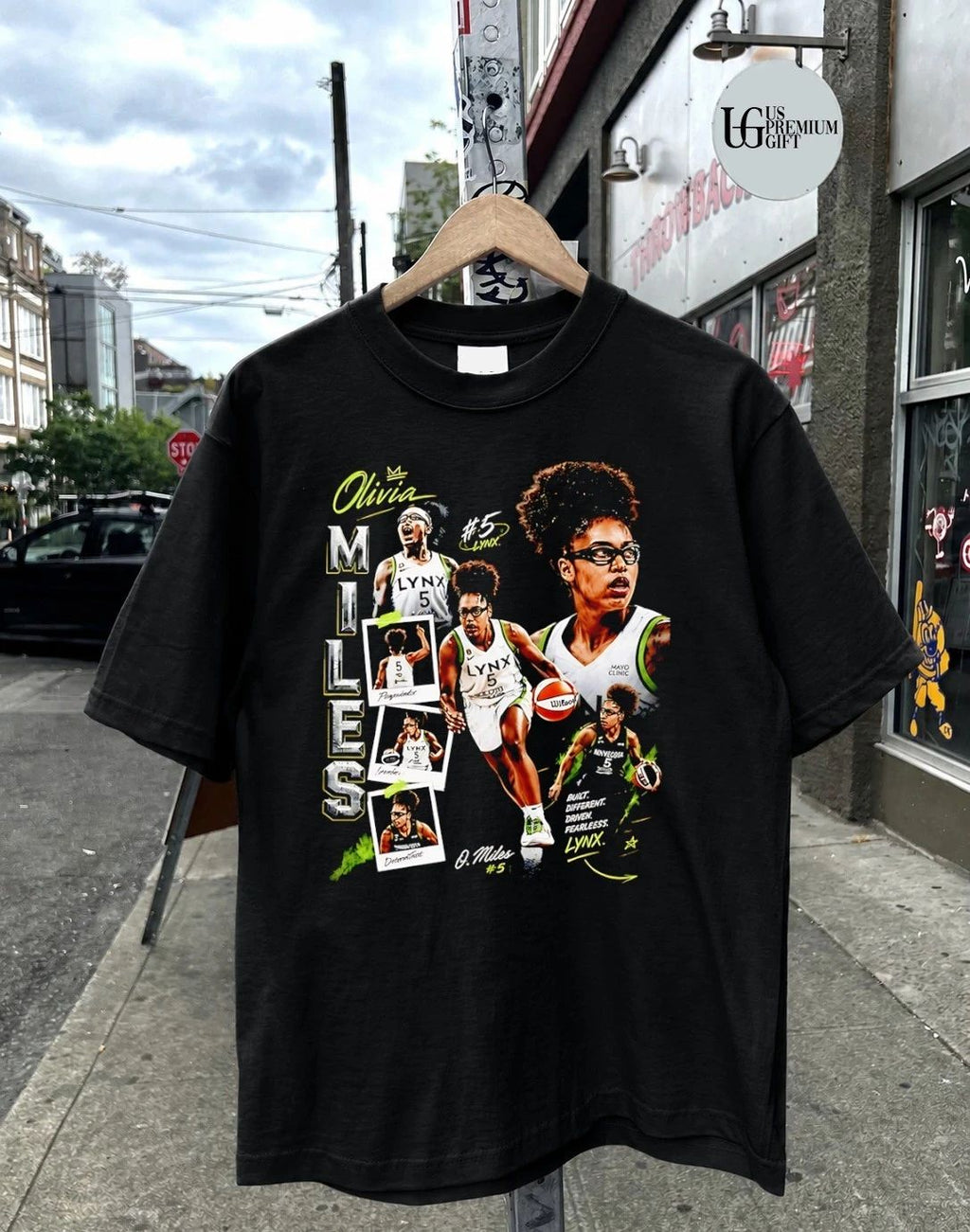 Olivia Miles No 5 Minnesota Lynx Built Different signature Vintage shirt