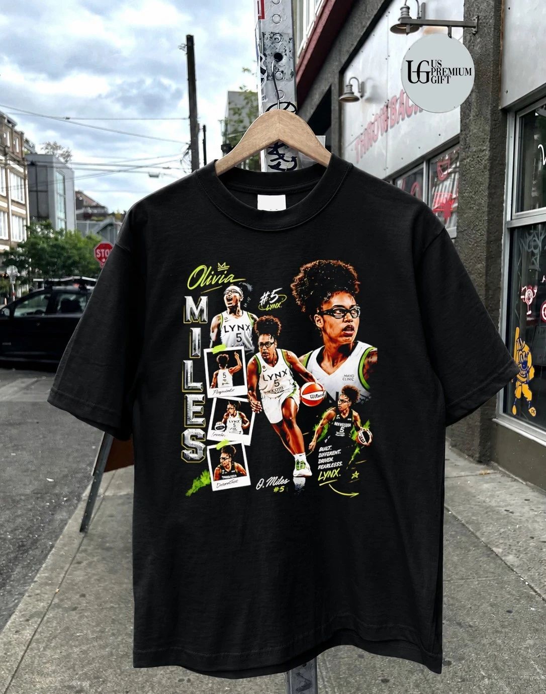 Olivia Miles No 5 Minnesota Lynx Built Different signature Vintage shirt