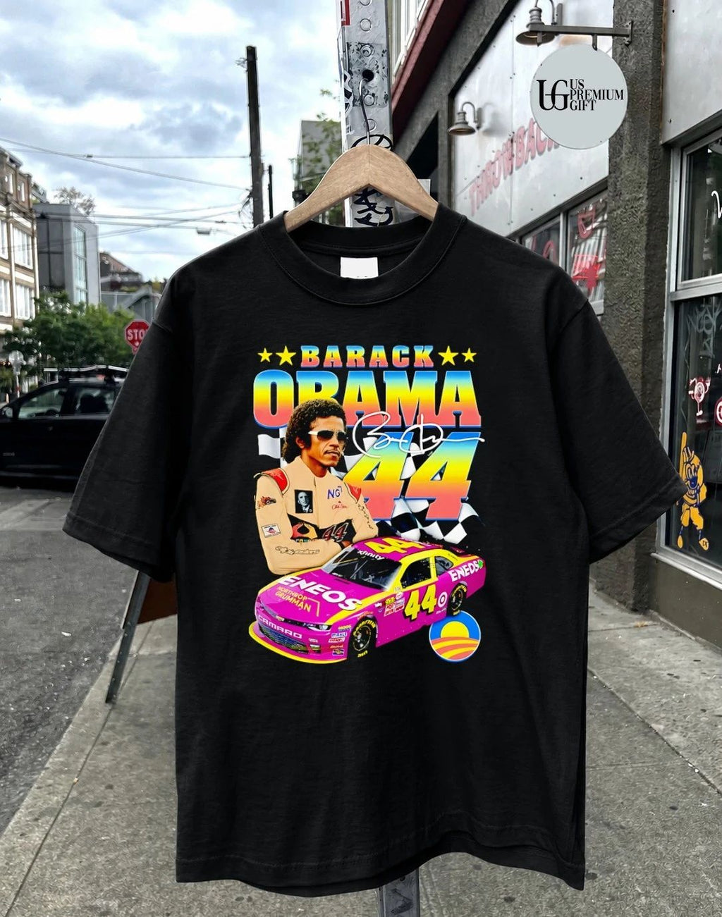Barack Obama No 44 Racing shirt