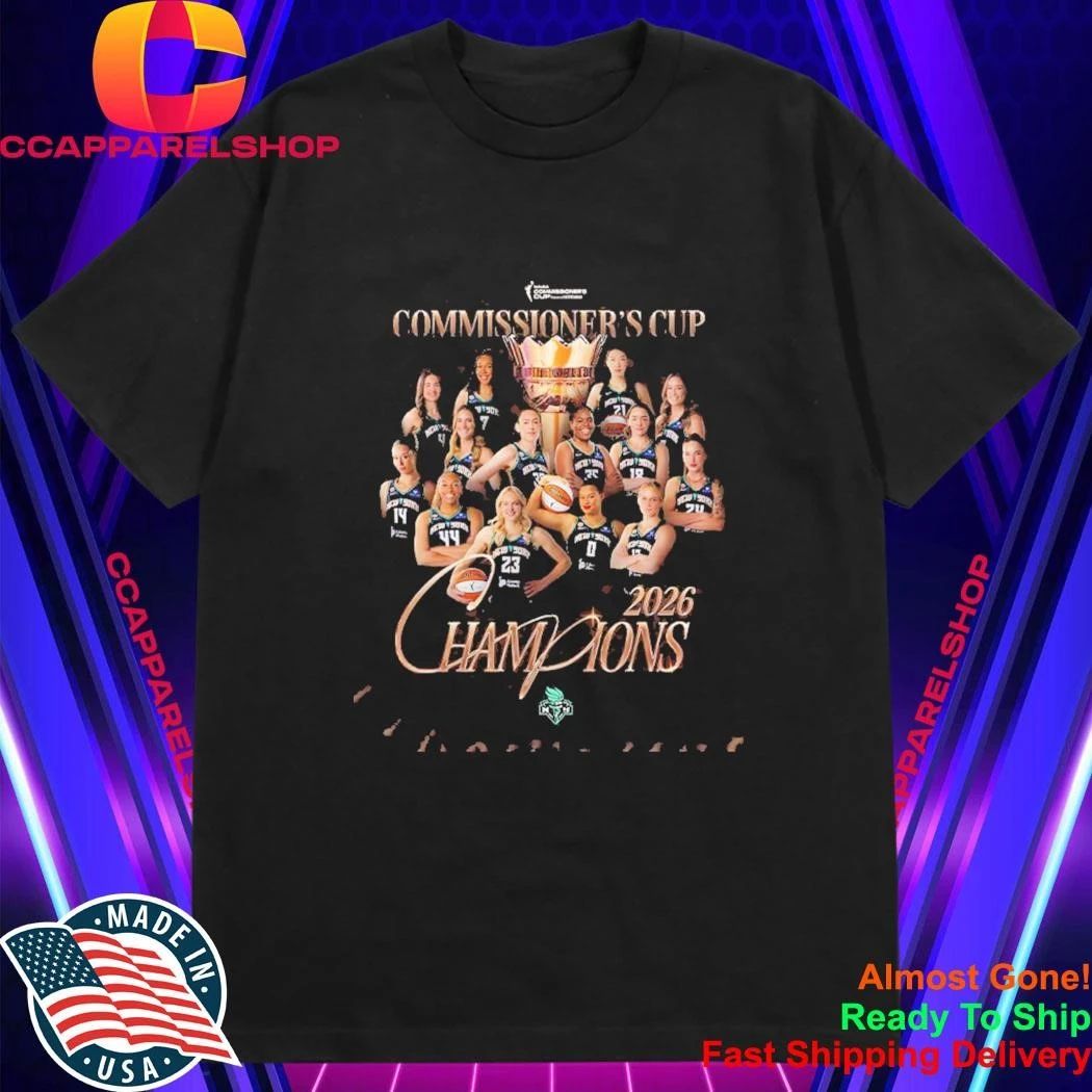 New York Liberty Historic Run To The 2026 WNBA Commissioner’s Cup Champions Celebratory Memorabilia Shirt