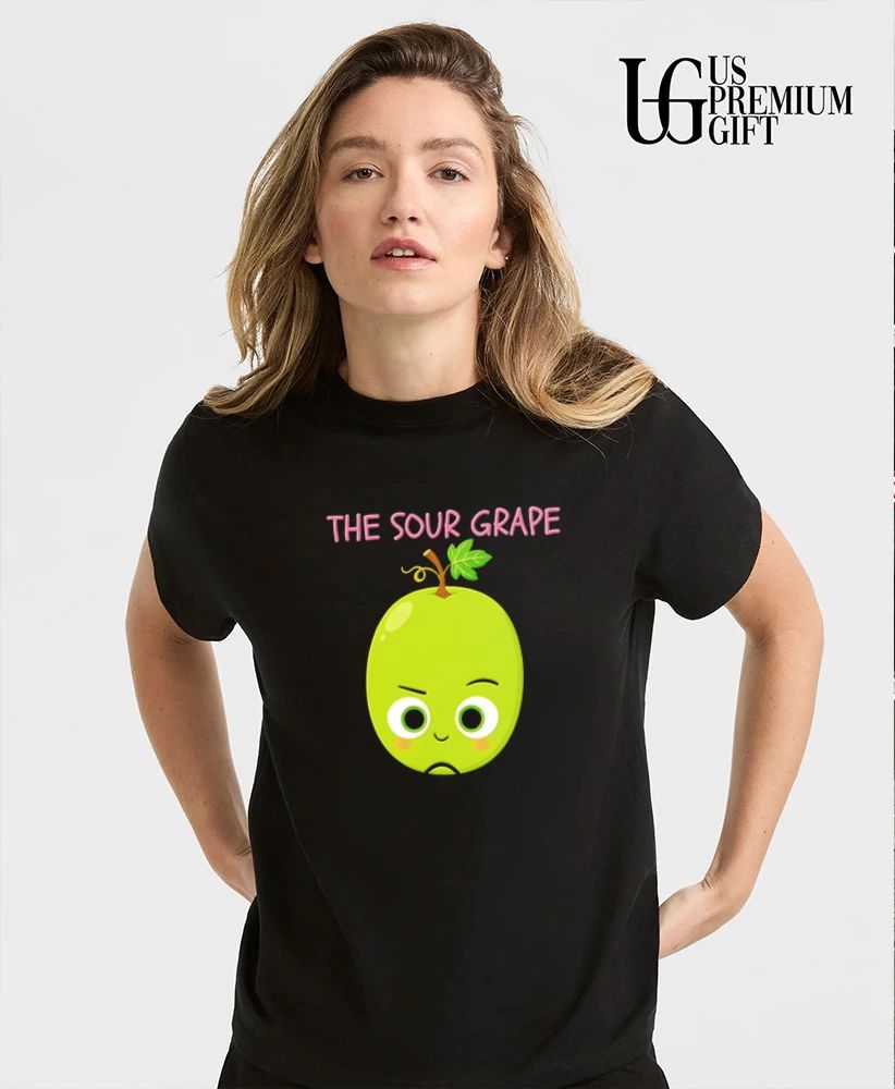 The sour grape cute fruit shirt