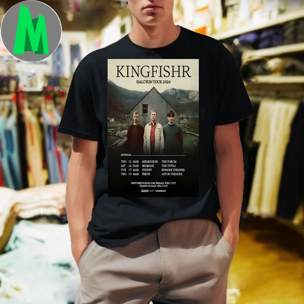 Kingfishr Tour 2026 Poster Shirt