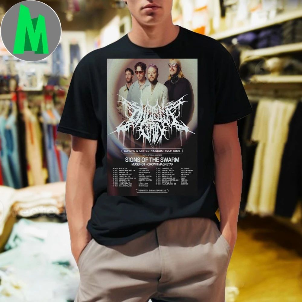Chelsea Grin Tour Dec 2025 Poster Shirt