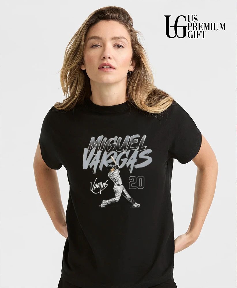 Miguel Vargas Chicago White Sox baseball slugger swing signature shirt