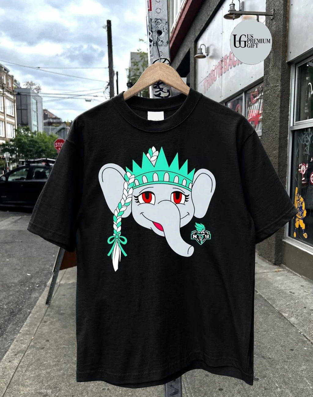 New York Liberty Ellie the Elephant mascot 2026 shirt