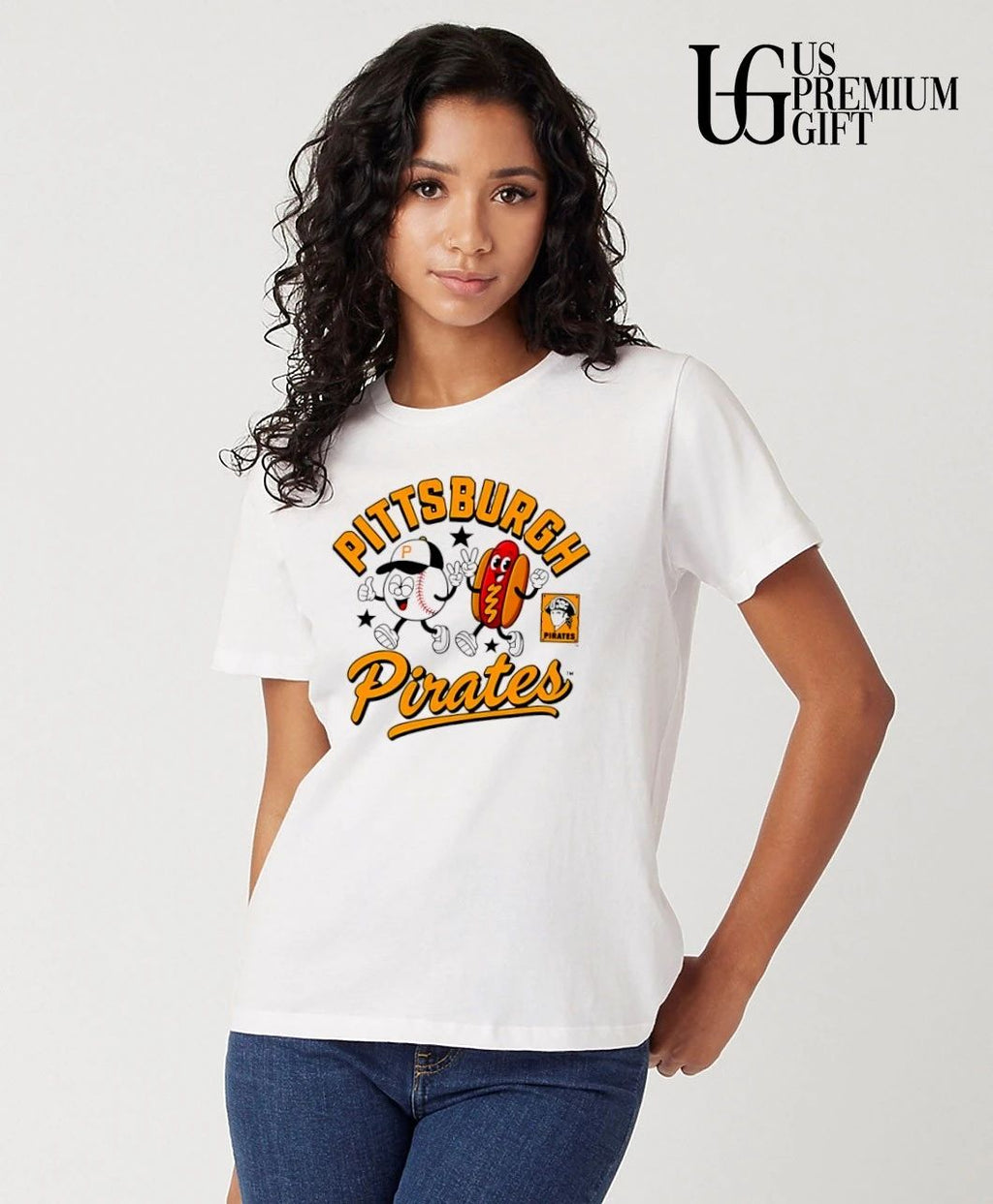 Pittsburgh Pirates Baseball and Hot Dog mascot shirt
