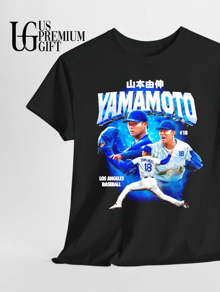 Yoshinobu Yamamoto Los Angeles Dodgers baseball 2026 signature shirt