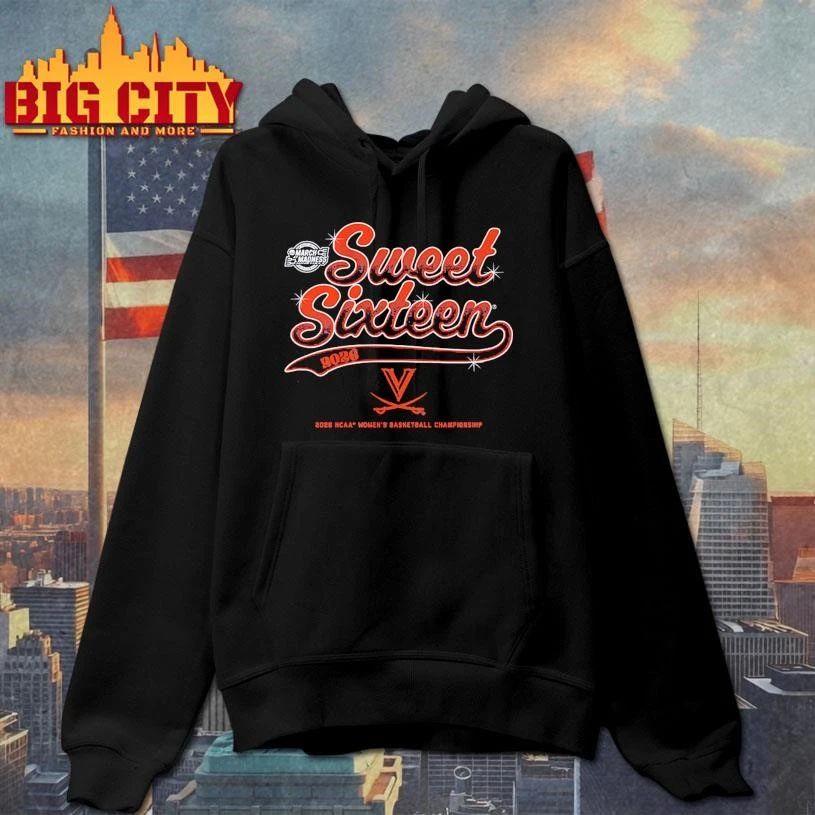 Virginia Cavaliers WBB 2026 Sweet Sixteen College Basketball Shirt