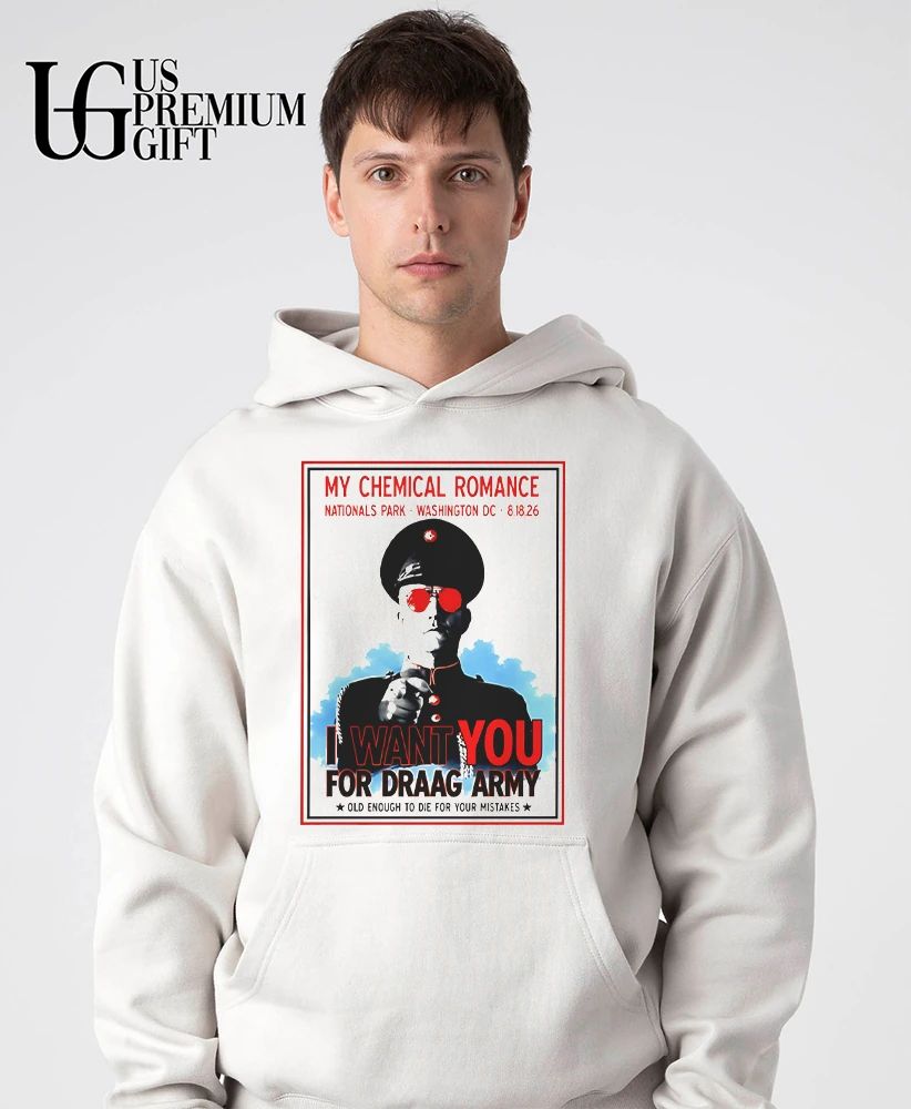My Chemical Romance I Want You for Draag Army Old Enough to Die for Your Mistakes DC 2026 shirt