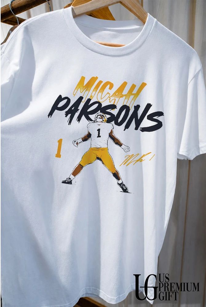 Micah Parsons No 1 Green Bay Packers football signature shirt