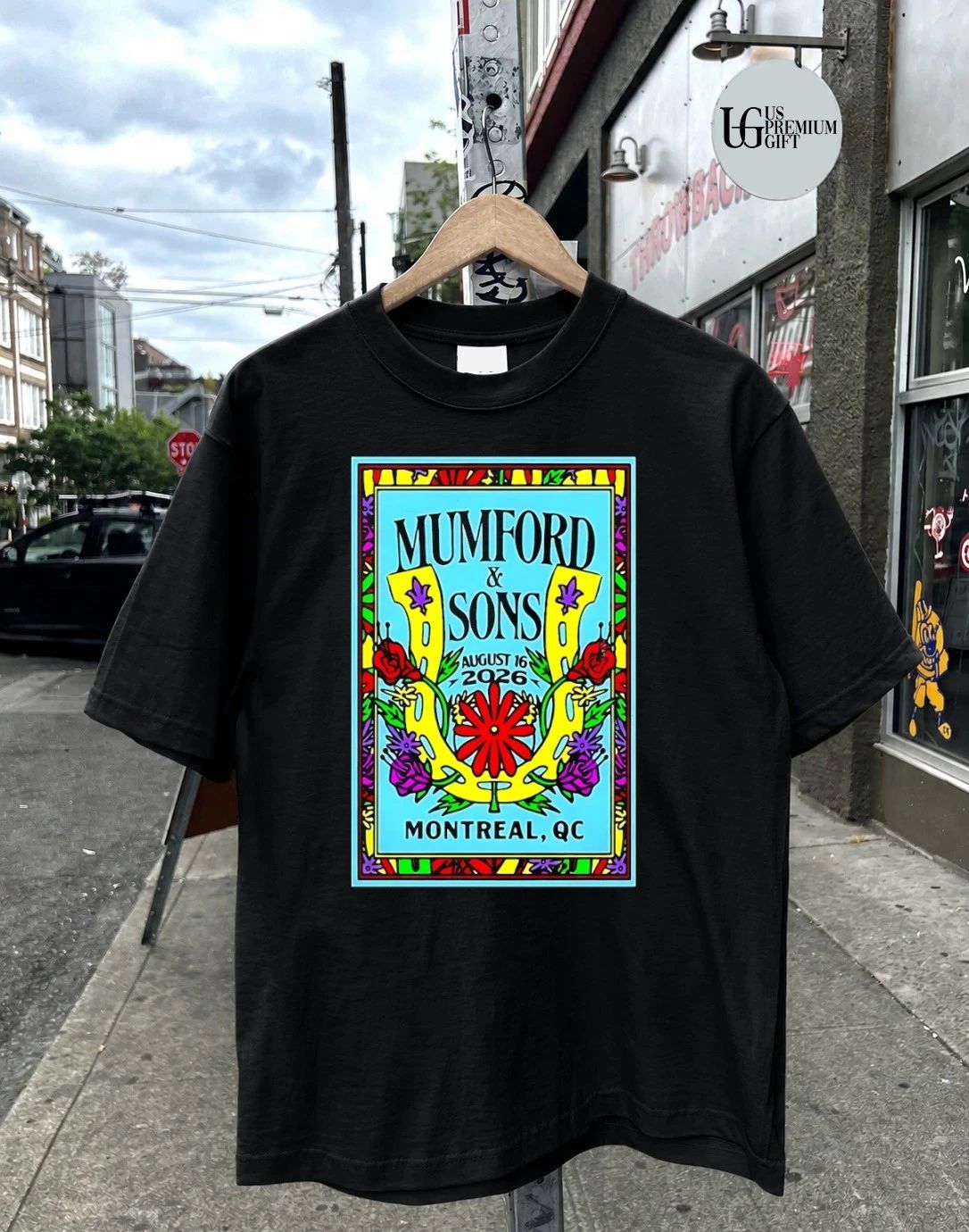 Mumford Sons August 16 2026 Montreal QC Tee Folk Rock Tour Concert Souvenir shirt