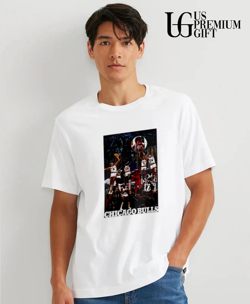 Chicago Bulls Downtown 1972 Team Collage shirt