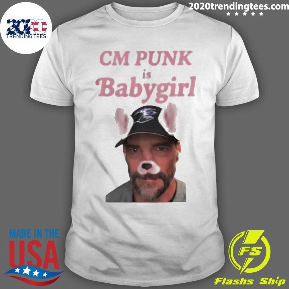 Cm Punk Is Babygirl Cat Funny Shirt