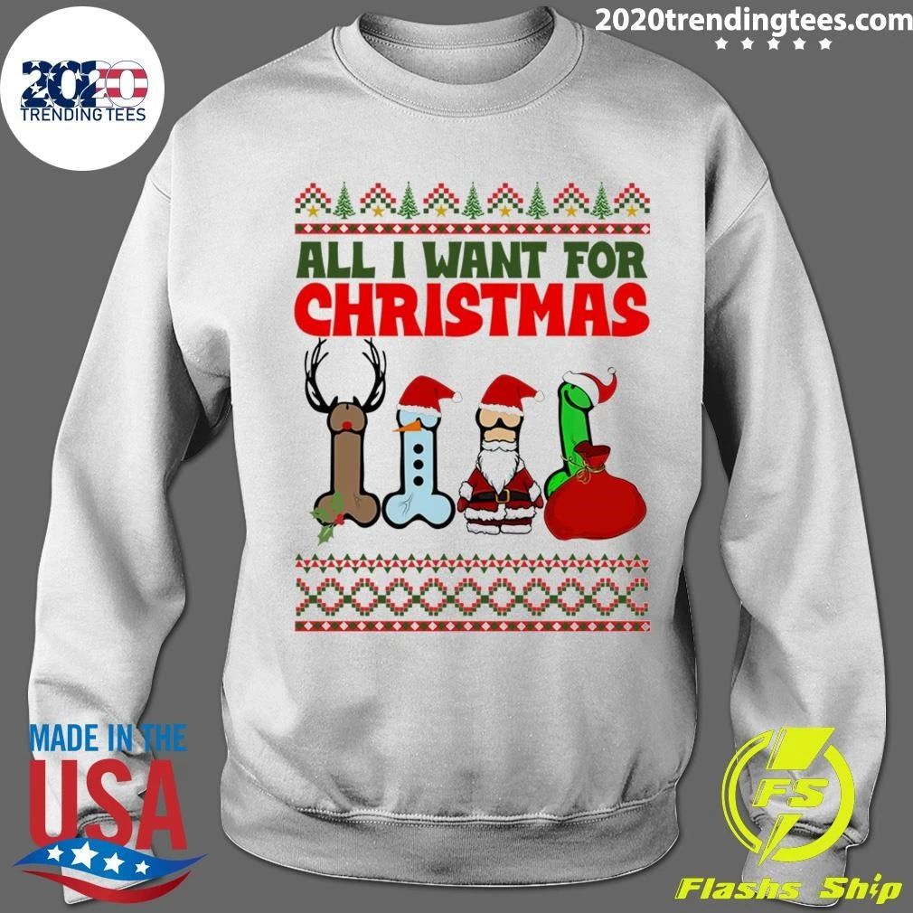 All I Want For Christmas Funny Adults Joke Kids Shirt