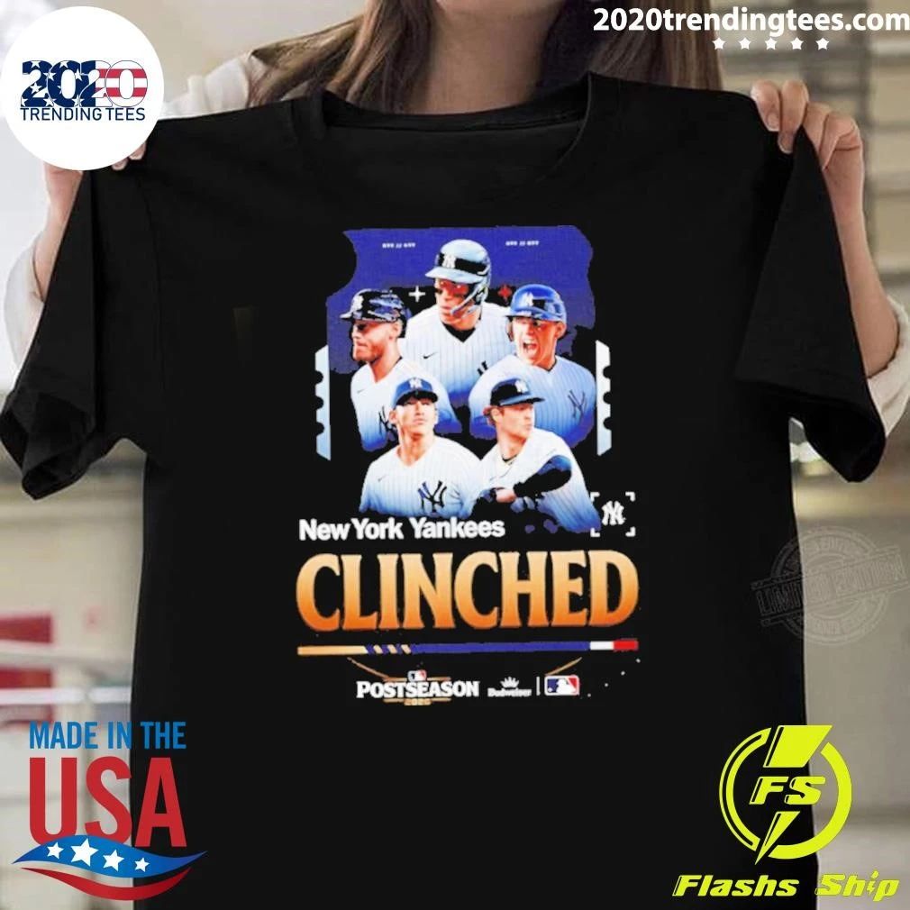 New York Yankees Clinched Postseason 2026 Shirt