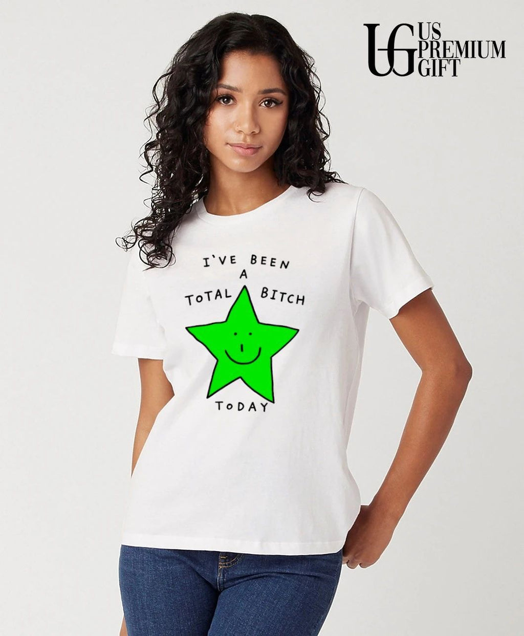 Green star mascot I’ve been a total bitch today shirt