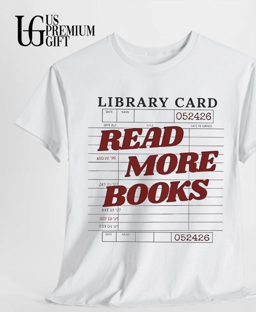 Read More Books Library Card Due Date vintage shirt