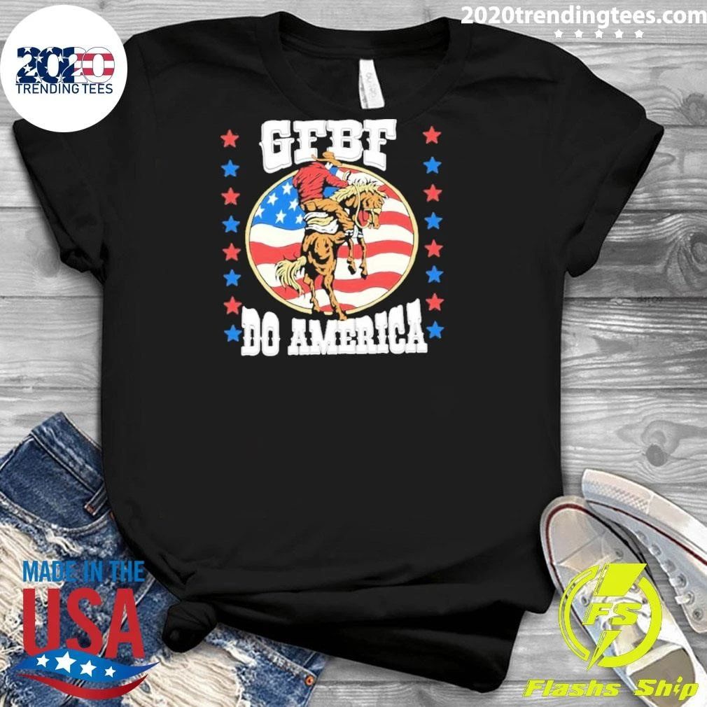 Gfbf Do America Cowboy Usa Flag Shirt
