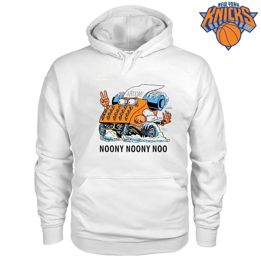 Vintage Cartoon Orange Typewriter Race Car Vroom Noony Noony Noo T Shirt