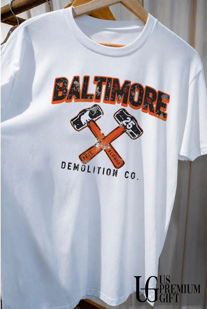 Baltimore Demolition Co. Pete Alonso Baltimore Orioles baseball shirt