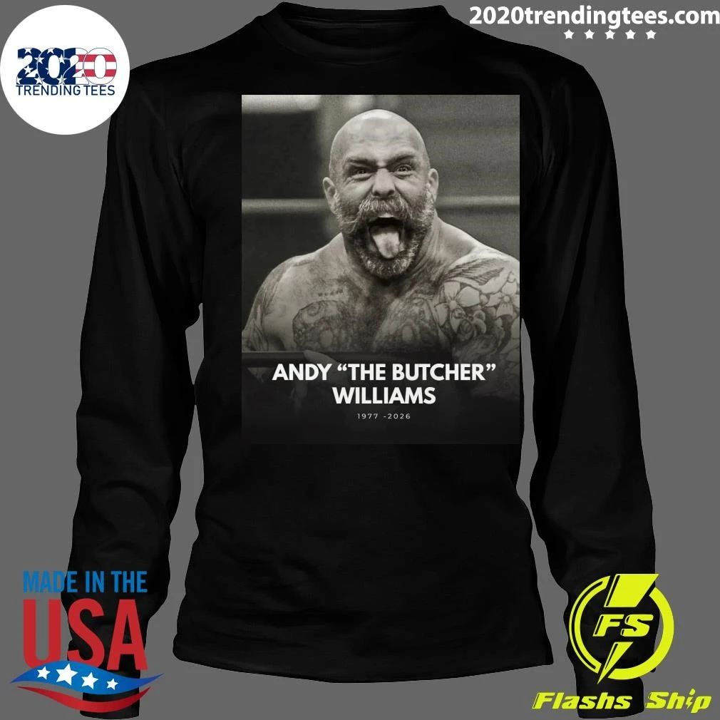 Andy The Butcher Williams 1977-2026 Shirt
