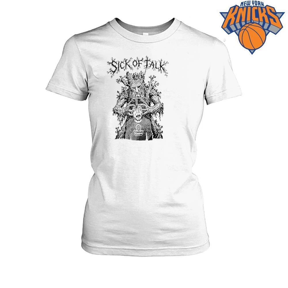 Sick Of Talk Tree Monster OpenAI AI Art T Shirt