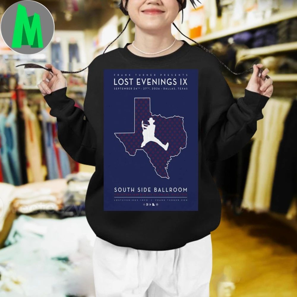 Lost Evenings IX Dallas, TX Sept 24-27 2026 Tour Poster Shirt