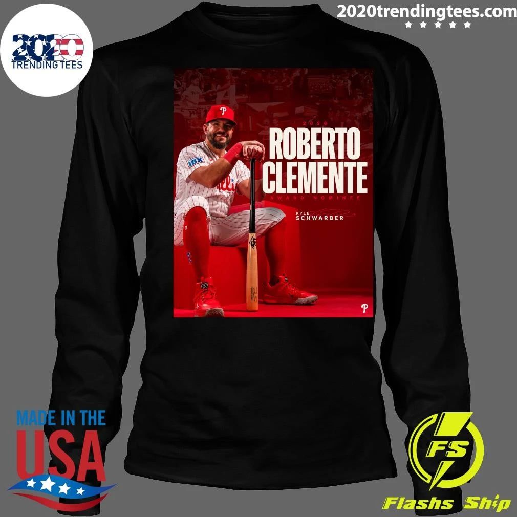 Kyle Schwarber 2026 Roberto Clemente Award Nominee Shirt