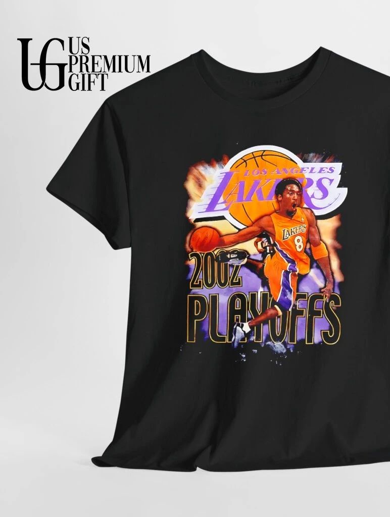 Kobe Bryant Lakers 2002 NBA Playoffs shirt