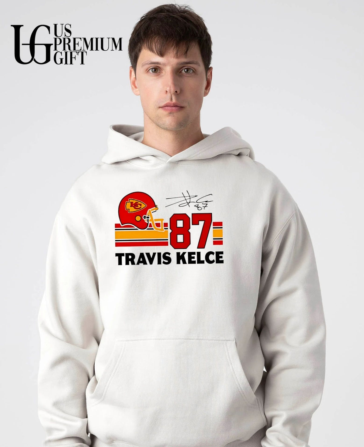 Travis Kelce Kansas City Chiefs football helmet signature shirt