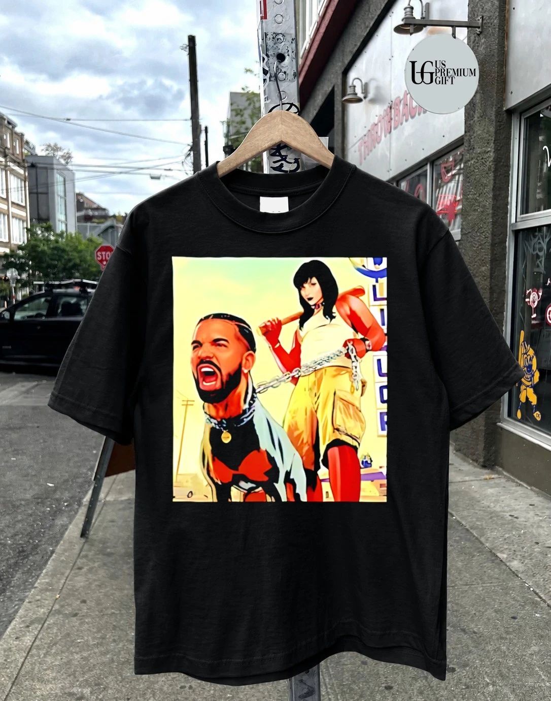 Drake and Goth girl funny shirt