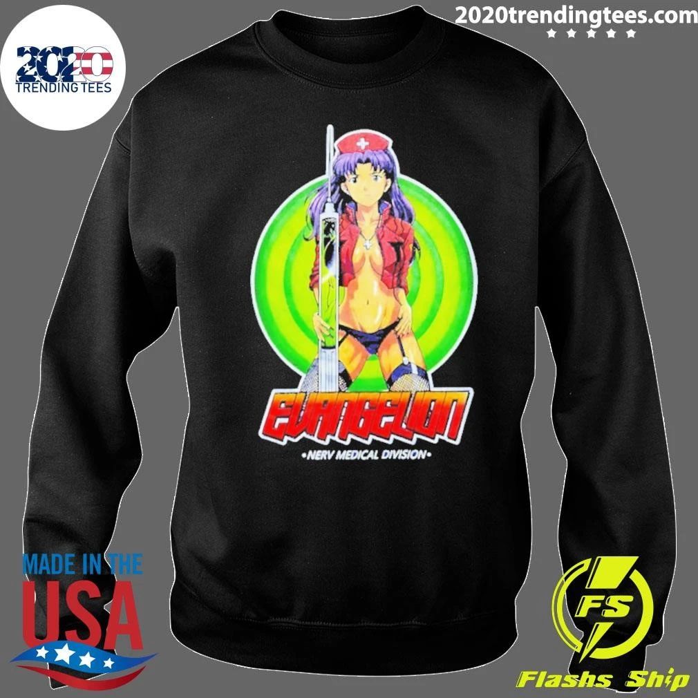 Misato Nurse Neon Genesis Evangelion Anime Shirt