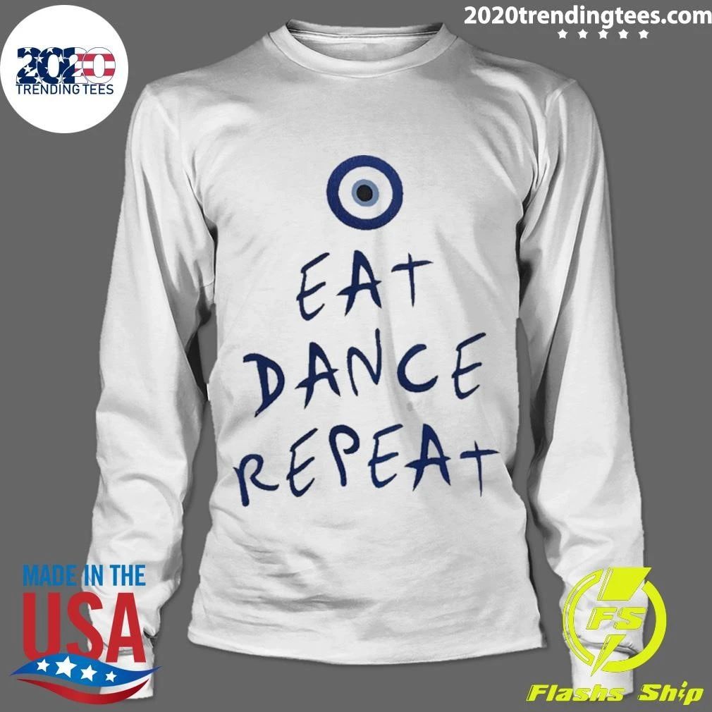 Eat Dance Repeat Text Shirt