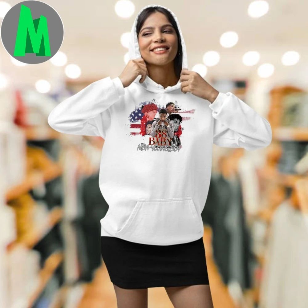 38 Baby NBA YoungBoy American Flag 2025 Shirt