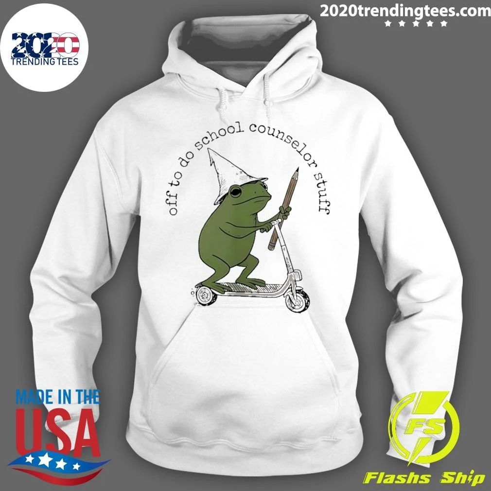 Frog Off To Do School Counselor Stuff Shirt
