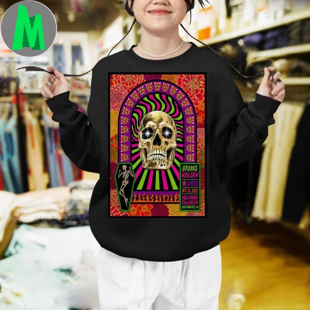 Brooks Nielsen Hollywood Concert Poster Shirt