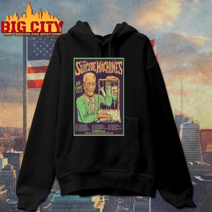 The Suicide Machines UK, Europe Tour Poster Shirt