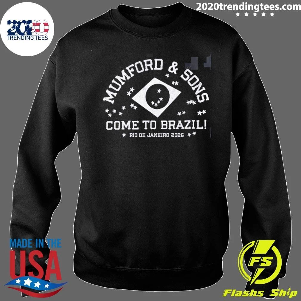 Mumford And Sons At Rock in Rio Rio de Janeiro 2026 Come To Brazil Shirt
