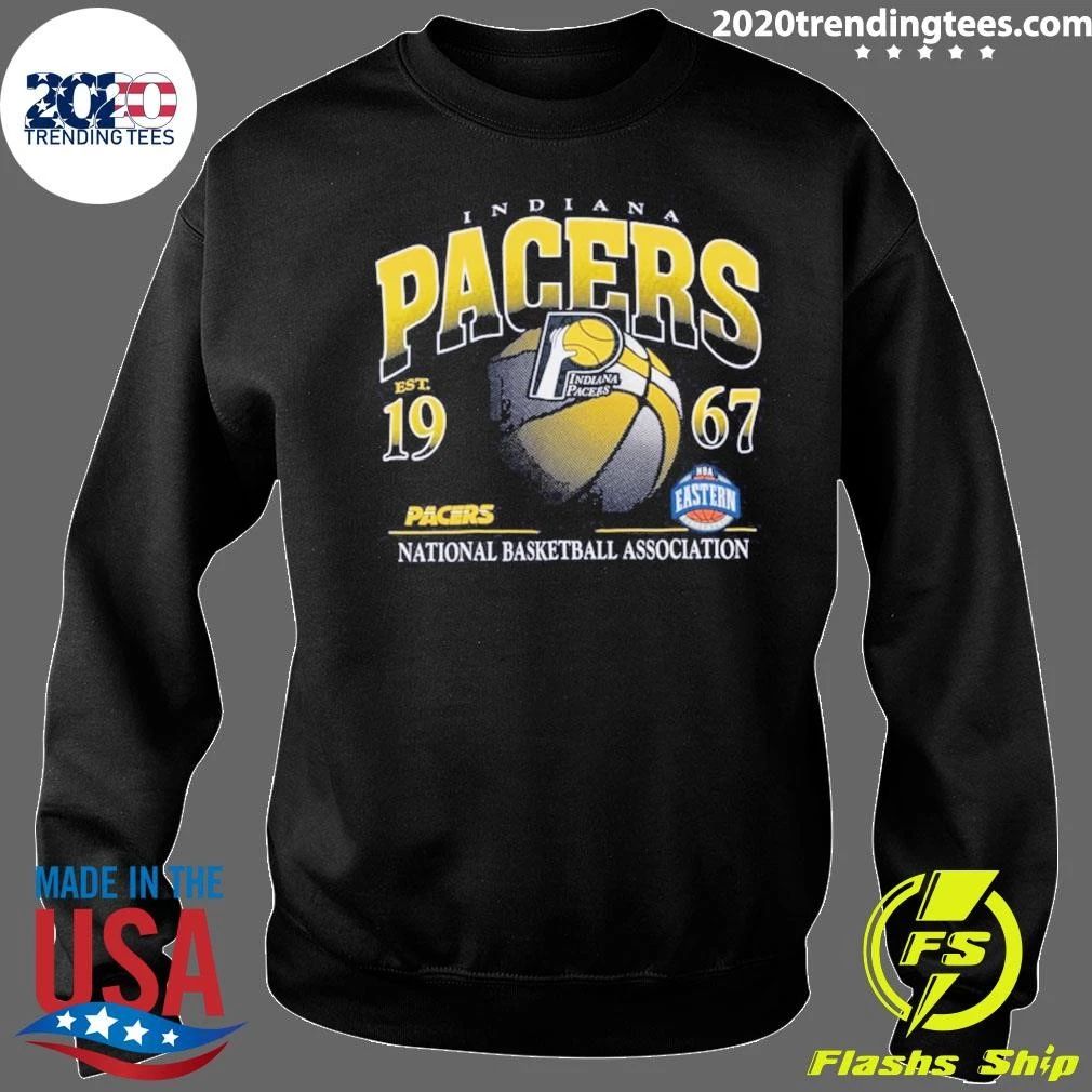 Indiana Pacers Mitchell & Ness Core Graphic Shirt