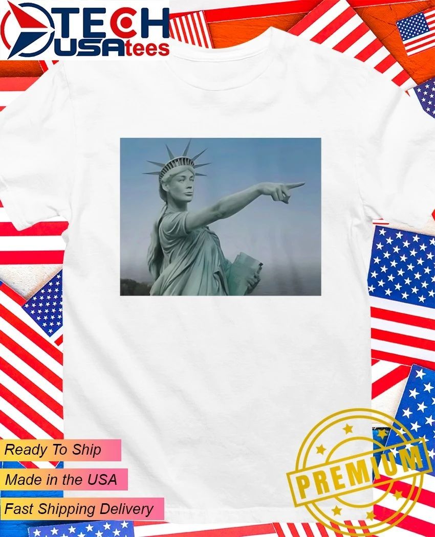 Statue of Liberty don’t you point at me Sophie Cunningham pointing shirt