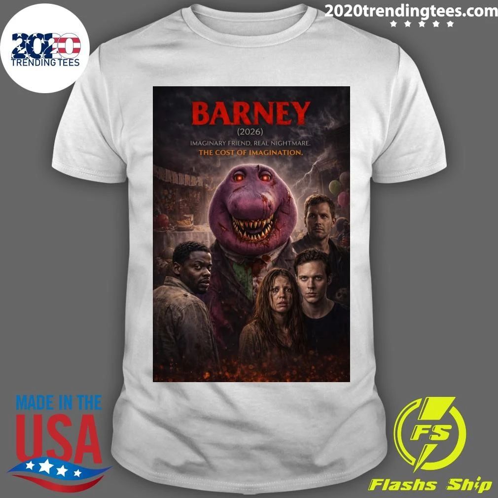 Barney 2026 Imaginary Friend, Real Nightmare The Cost Of Imagination Shirt