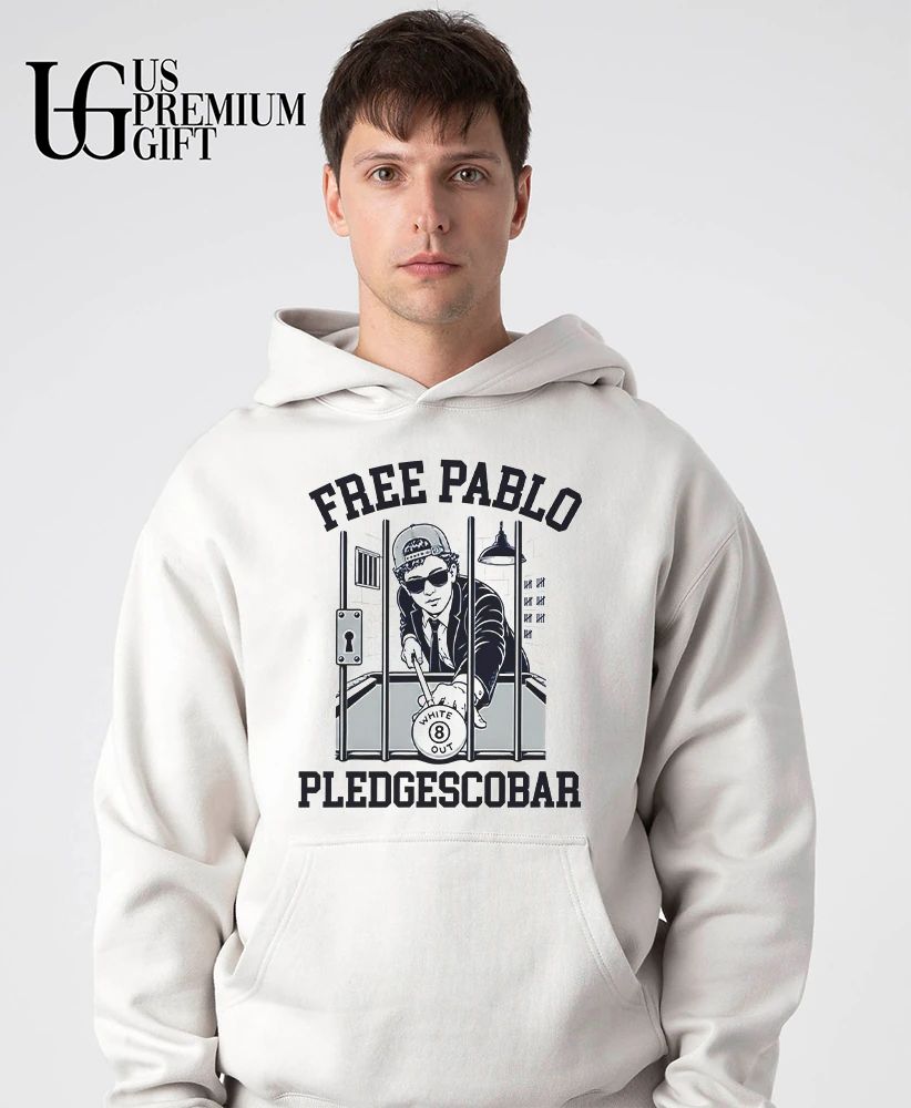 Pablo Escobar Billiards Free Pablo White 8 Out Pledgescobar shirt