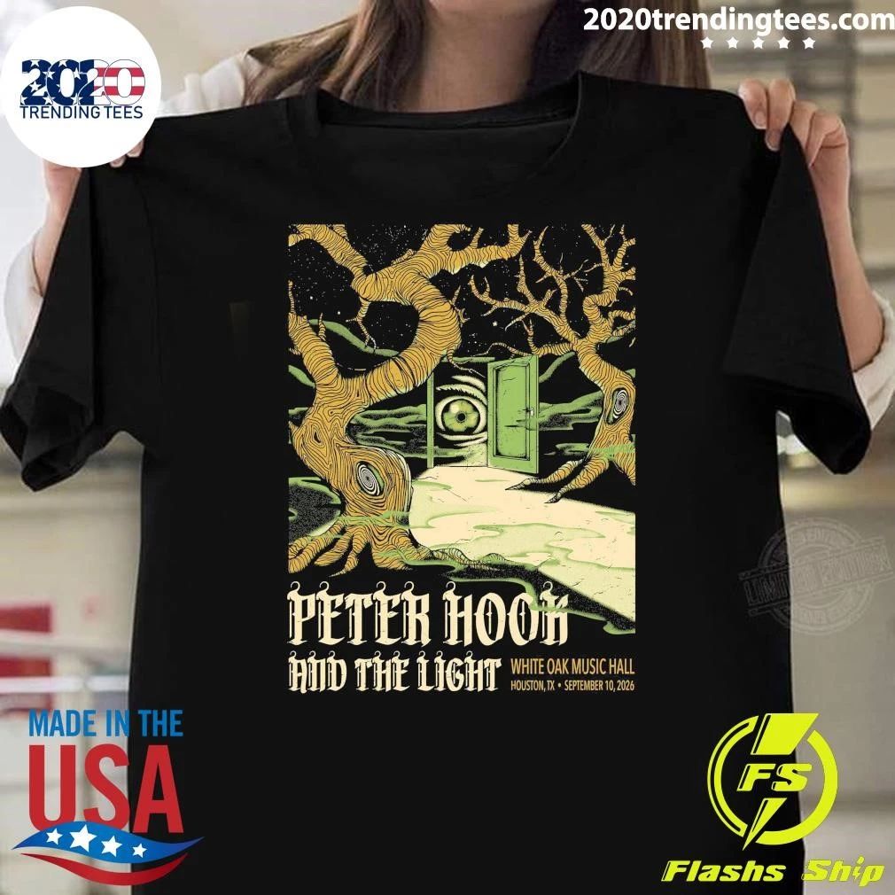 Peter Hook and The Light White Oak Music Hall Downstairs, Houston TX, September 10 2026 Shirt