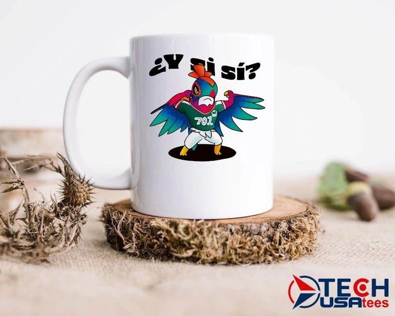 Y Si Si Mexico Football Bird mascot shirt